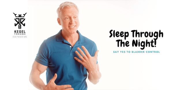 Men no more leaks. Bladder Control through the night. Thumbnail - Sue West